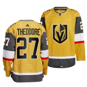Miesten NHL Vegas Golden Knights Pelipaita Shea Theodore 27 Adidas Gold Authentic